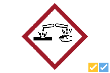 Advertencia de corrosivos