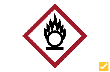 Advertencia de oxidantes