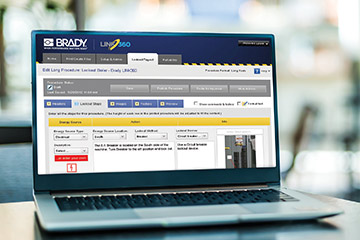 Uso de la aplicación Link360 desde una laptop.