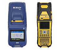 Brady M610 and M611 printers shown side by side