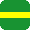 Alambre de color verde con raya amarilla